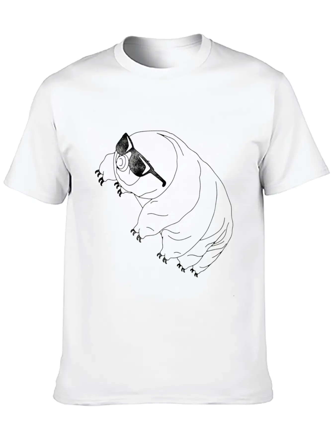 Tardigrade Simple Water Bear With Sunglasses Classic Cotton Tee – Unisex Comfort For Any Season