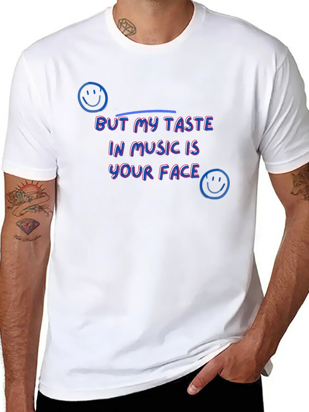 Taste In Music Stylish Everyday T-Shirt – Unisex Basic Cotton Tee