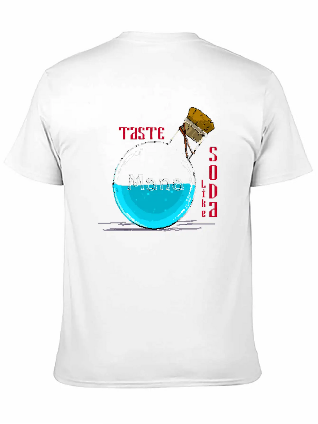 Taste Mana Pixel Art Classic Cotton Tee – Unisex Comfort For Any Season