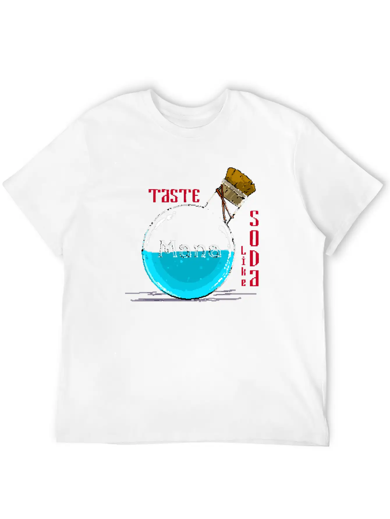 Taste Mana Pixel Art Classic Cotton Tee – Unisex Comfort For Any Season