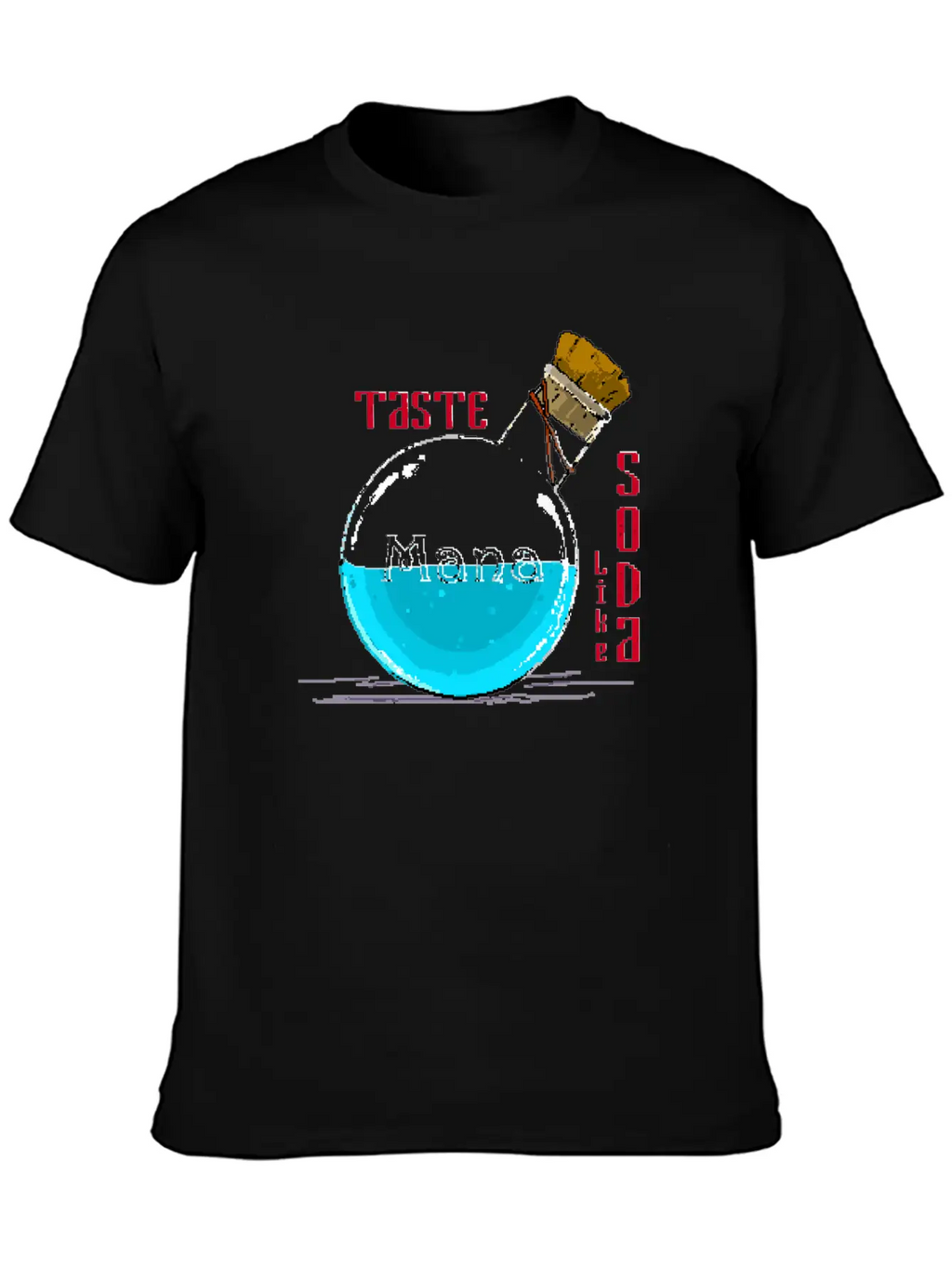 Taste Mana Pixel Art Classic Cotton Tee – Unisex Comfort For Any Season