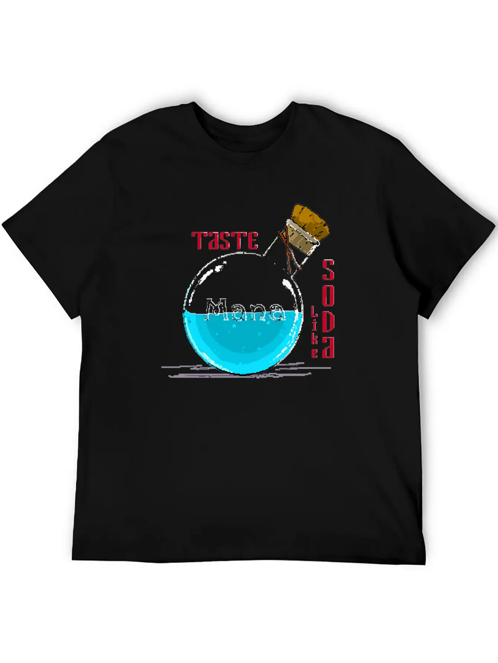 Taste Mana Pixel Art Classic Cotton Tee – Unisex Comfort For Any Season