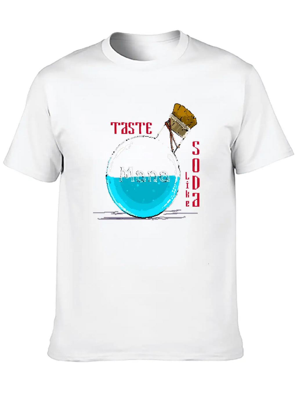 Taste Mana Pixel Art Classic Cotton Tee – Unisex Comfort For Any Season