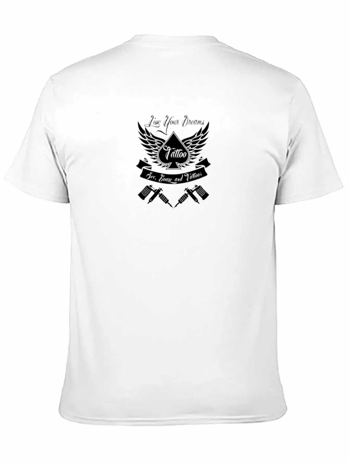Tattoo Art Funny Logo Essential Cotton Tee For Daily Outfits – Unisex Style