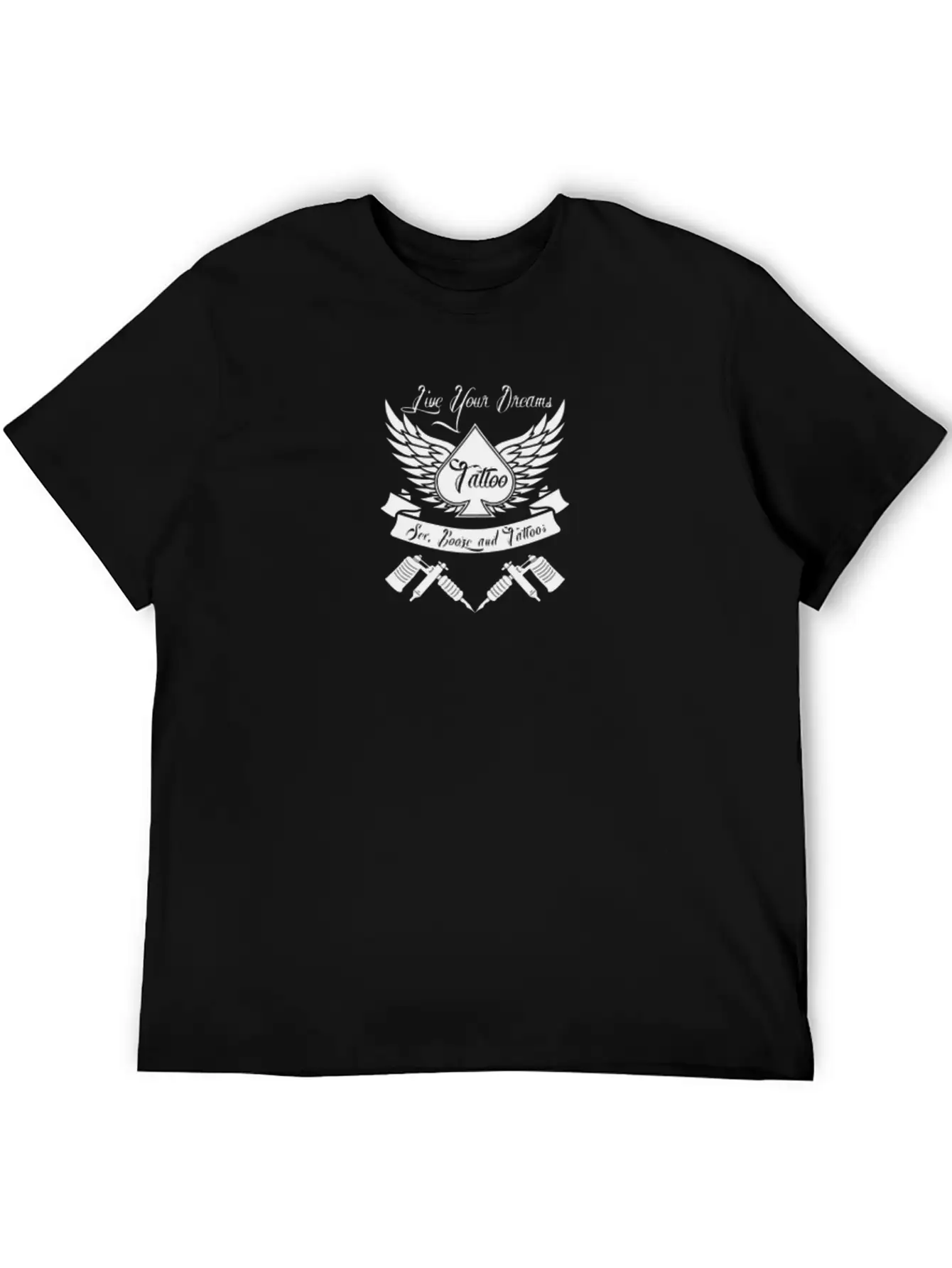 Tattoo Art Funny Logo Essential Cotton Tee For Daily Outfits – Unisex Style