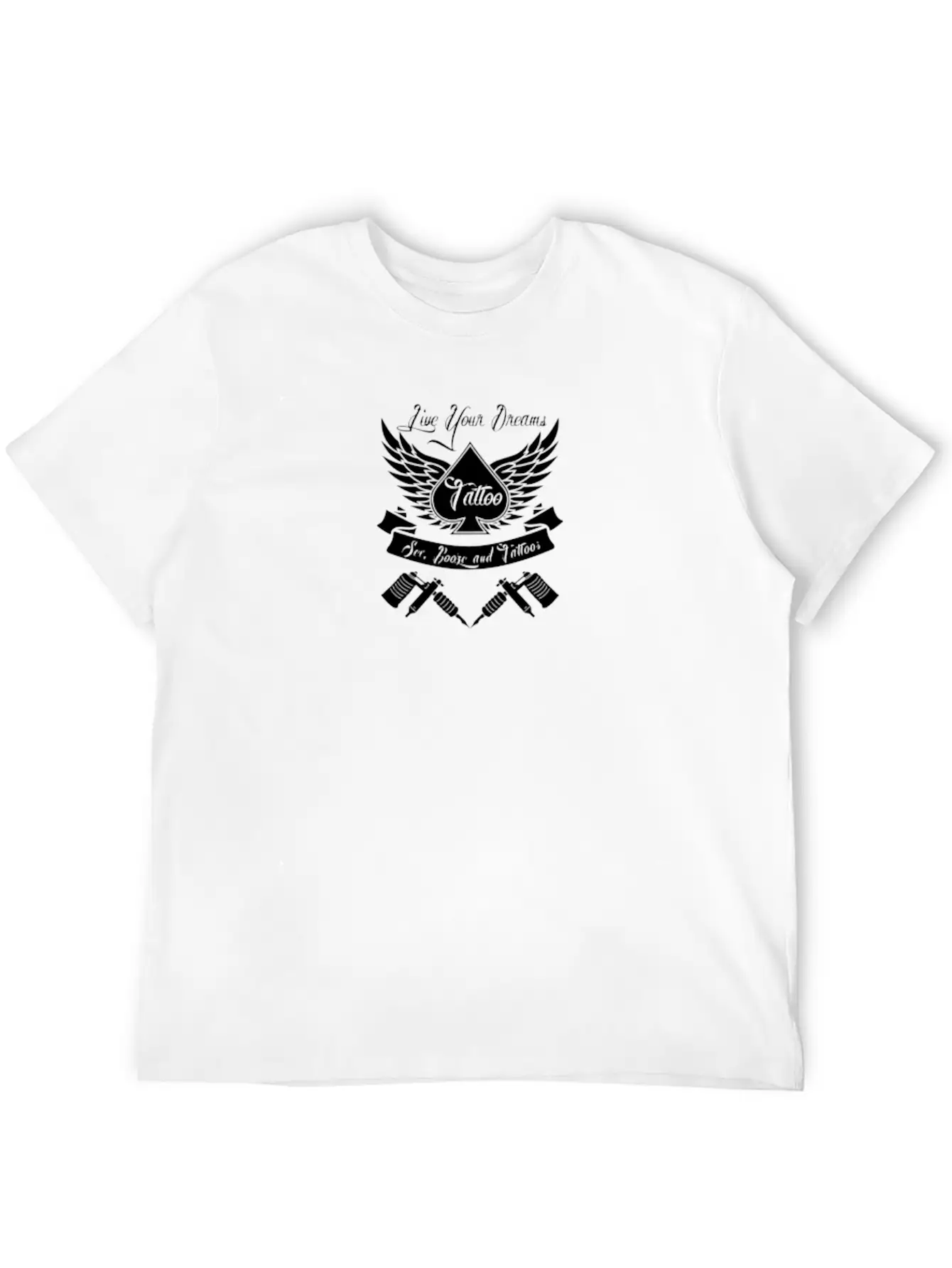 Tattoo Art Funny Logo Essential Cotton Tee For Daily Outfits – Unisex Style