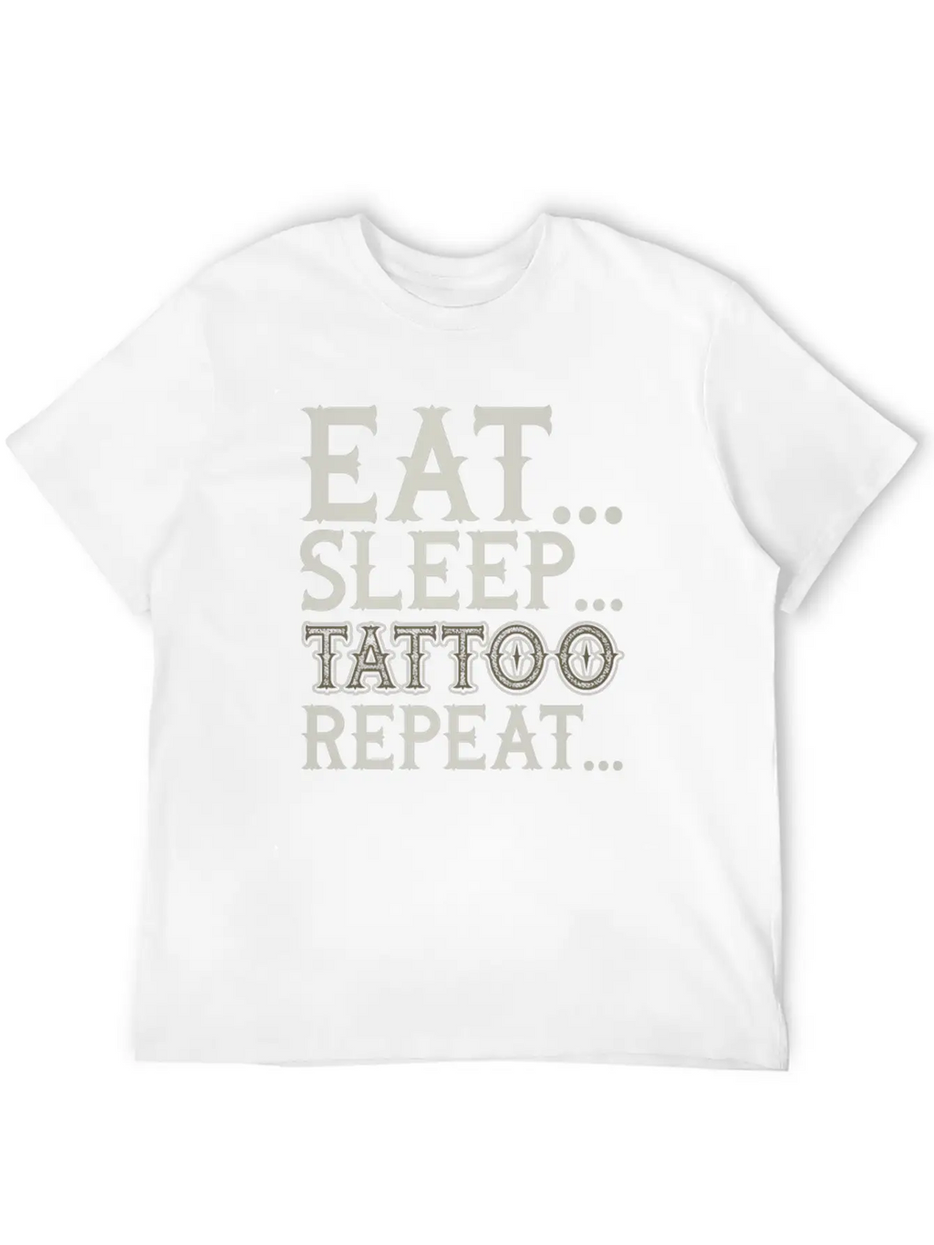 Tattoo Artist Eat Sleep Tattoo Repeat Classic Cotton Tee – Unisex Comfort For Any Season