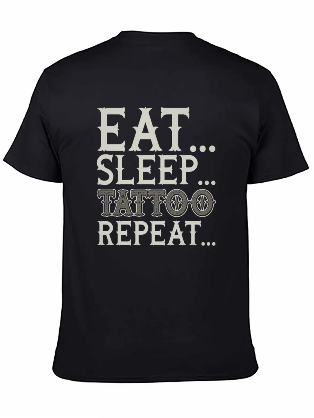 Tattoo Artist Eat Sleep Tattoo Repeat Classic Cotton Tee – Unisex Comfort For Any Season