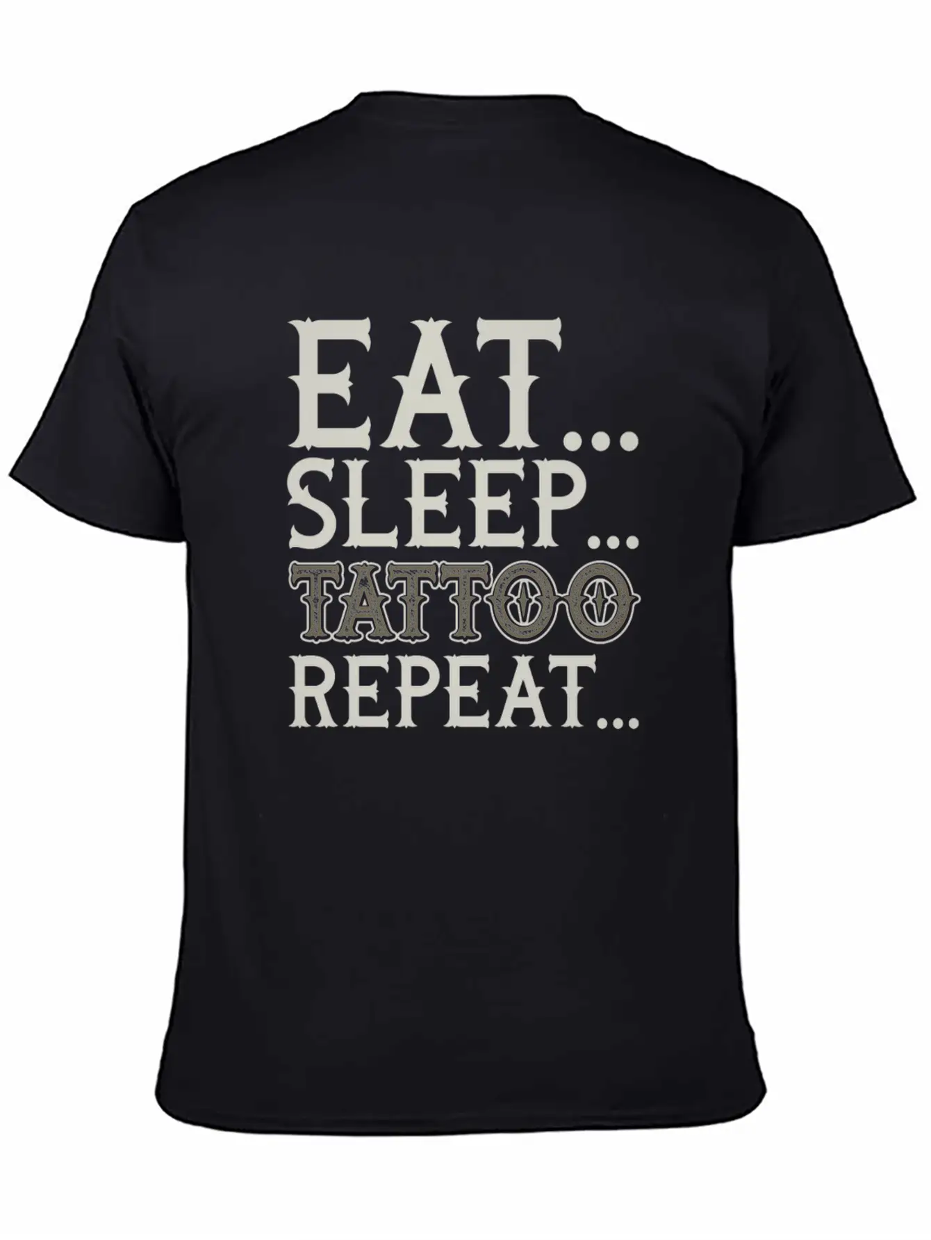 Tattoo Artist Eat Sleep Tattoo Repeat Classic Cotton Tee – Unisex Comfort For Any Season