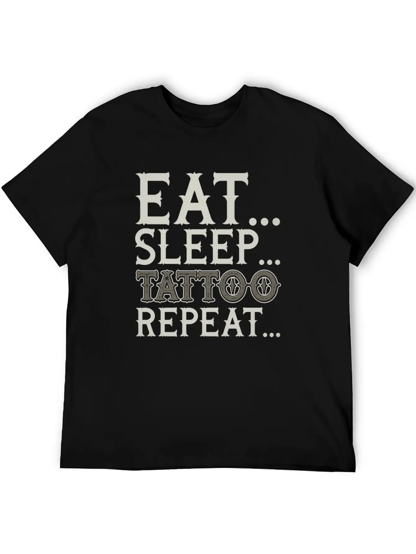 Tattoo Artist Eat Sleep Tattoo Repeat Classic Cotton Tee – Unisex Comfort For Any Season