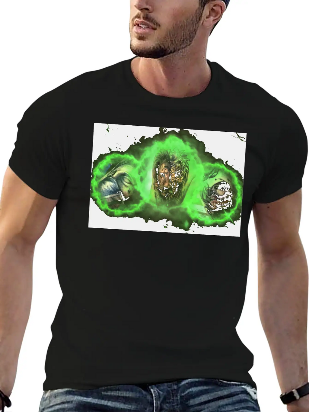 Tattoo Fire Poster Breathable Graphic T-Shirt – Perfect For Casual Days