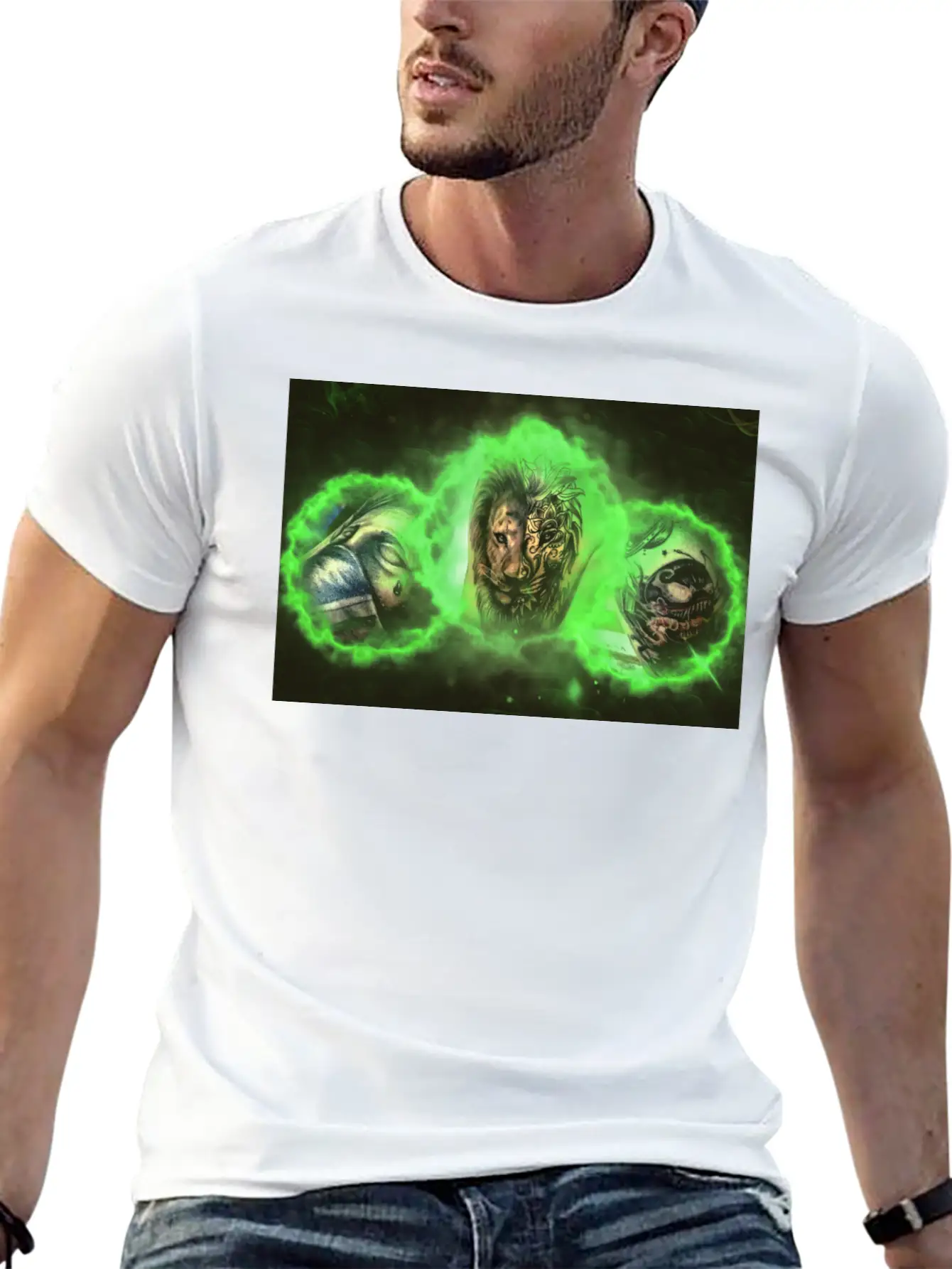 Tattoo Fire Poster Breathable Graphic T-Shirt – Perfect For Casual Days