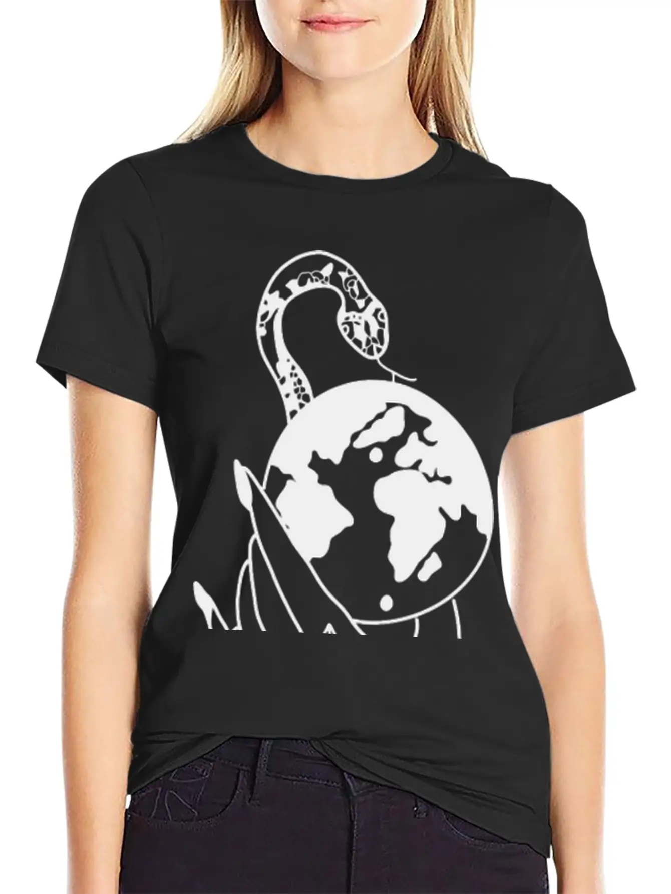 Tattoo Hand Snake World Classic Cotton Tee – Unisex Comfort For Any Season