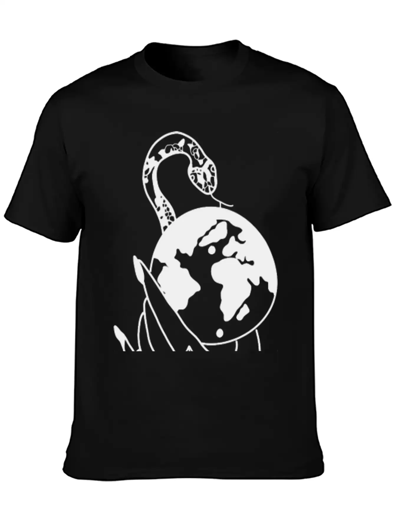 Tattoo Hand Snake World Classic Cotton Tee – Unisex Comfort For Any Season
