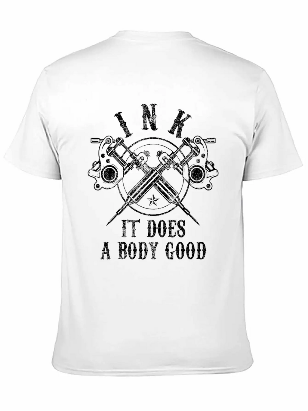 Tattoo - Ink It Does A Body Good Breathable Soft Cotton T-Shirt – Timeless Casual Look