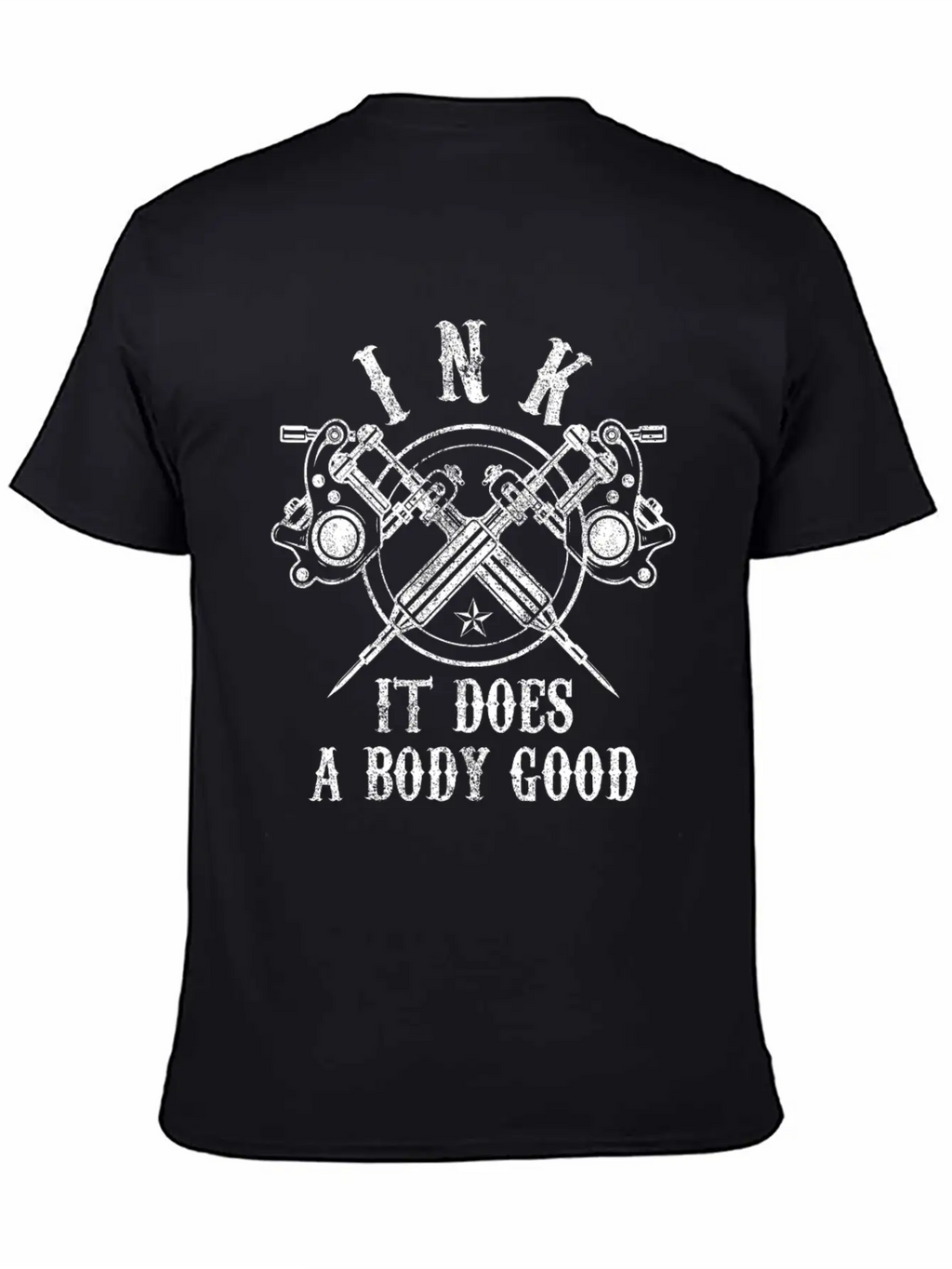 Tattoo - Ink It Does A Body Good Breathable Soft Cotton T-Shirt – Timeless Casual Look