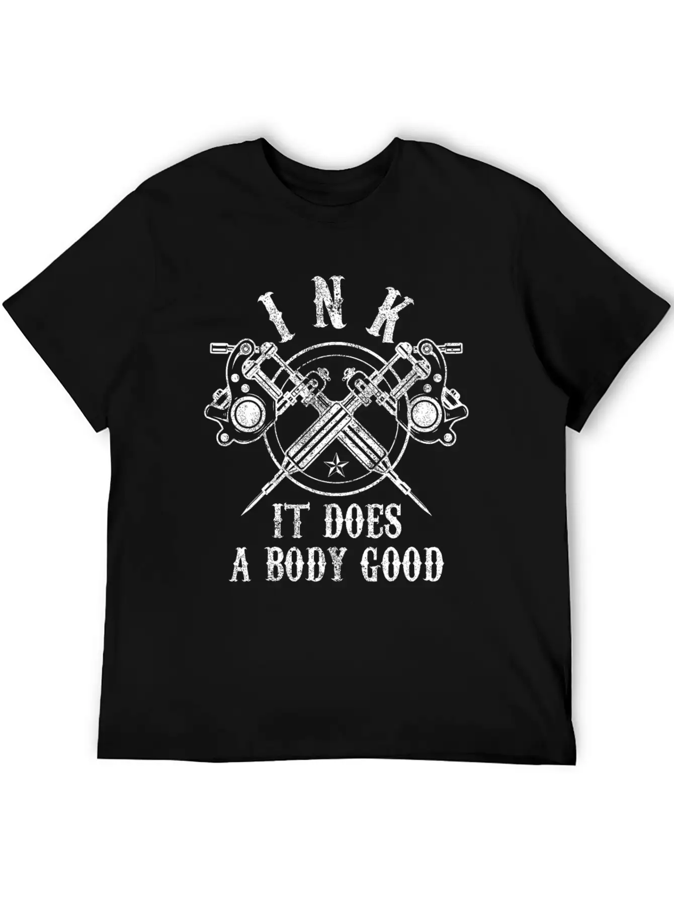 Tattoo - Ink It Does A Body Good Essential Cotton Tee For Daily Outfits – Unisex Style