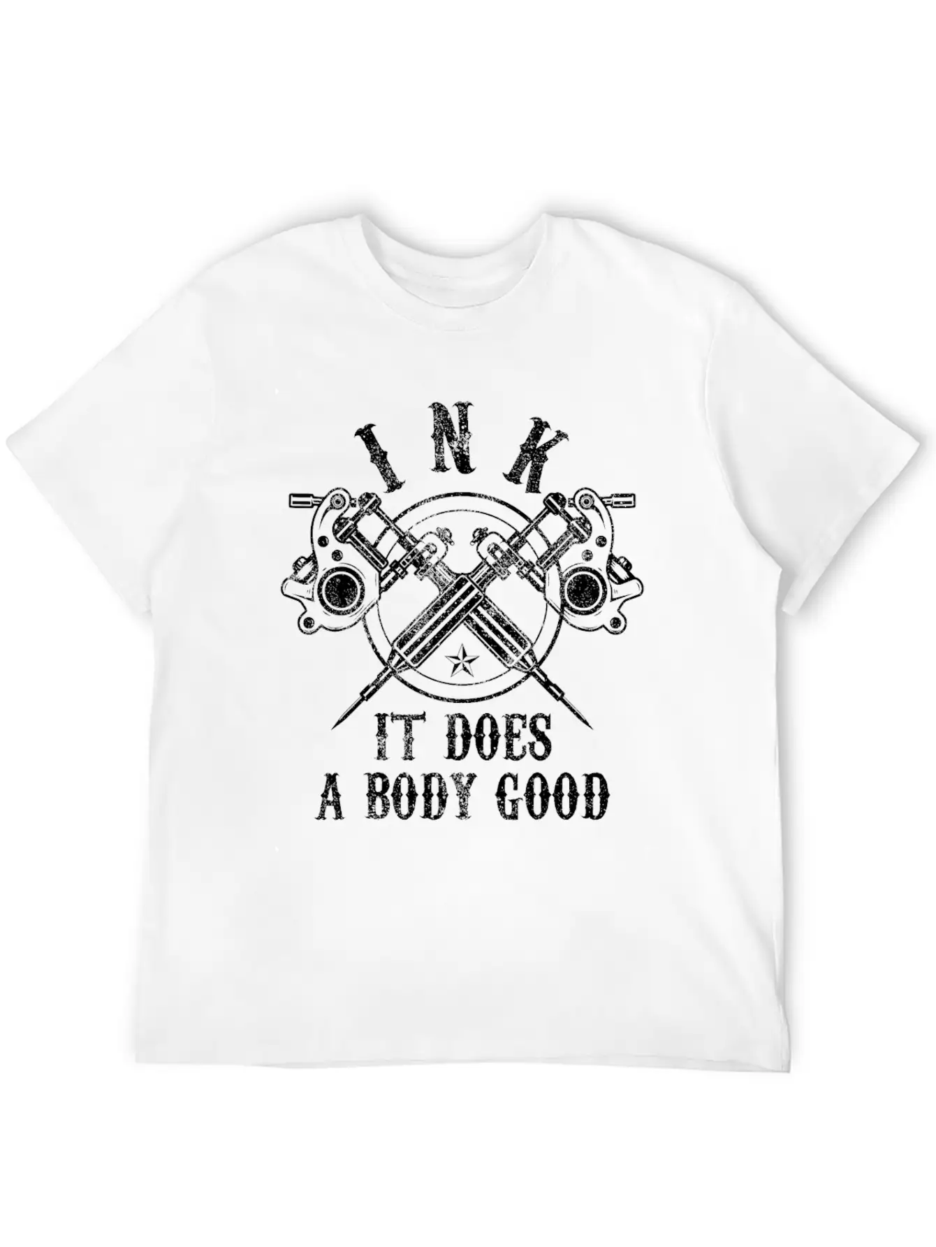 Tattoo - Ink It Does A Body Good Essential Cotton Tee For Daily Outfits – Unisex Style
