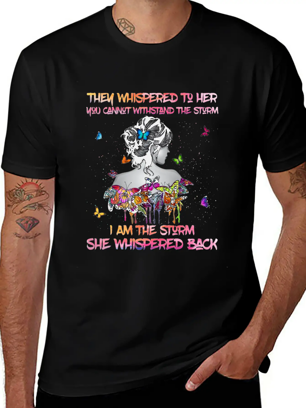 Tattoo Lady They Whispered To Her Classic Cotton Tee – Unisex Comfort For Any Season