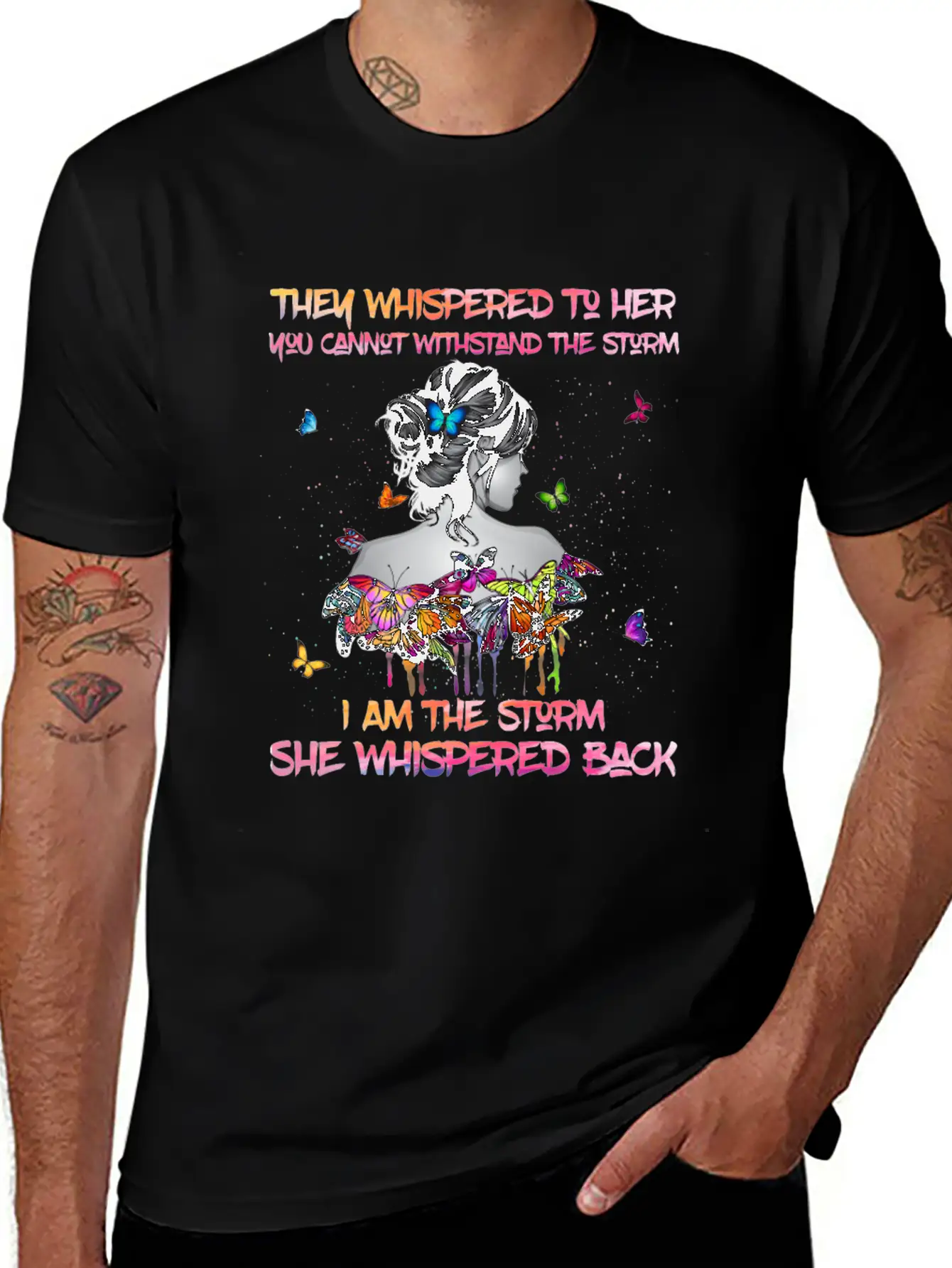 Tattoo Lady They Whispered To Her Classic Cotton Tee – Unisex Comfort For Any Season