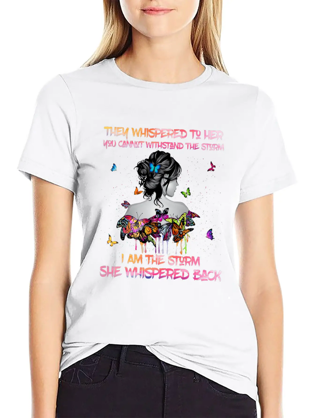 Tattoo Lady They Whispered To Her Classic Cotton Tee – Unisex Comfort For Any Season
