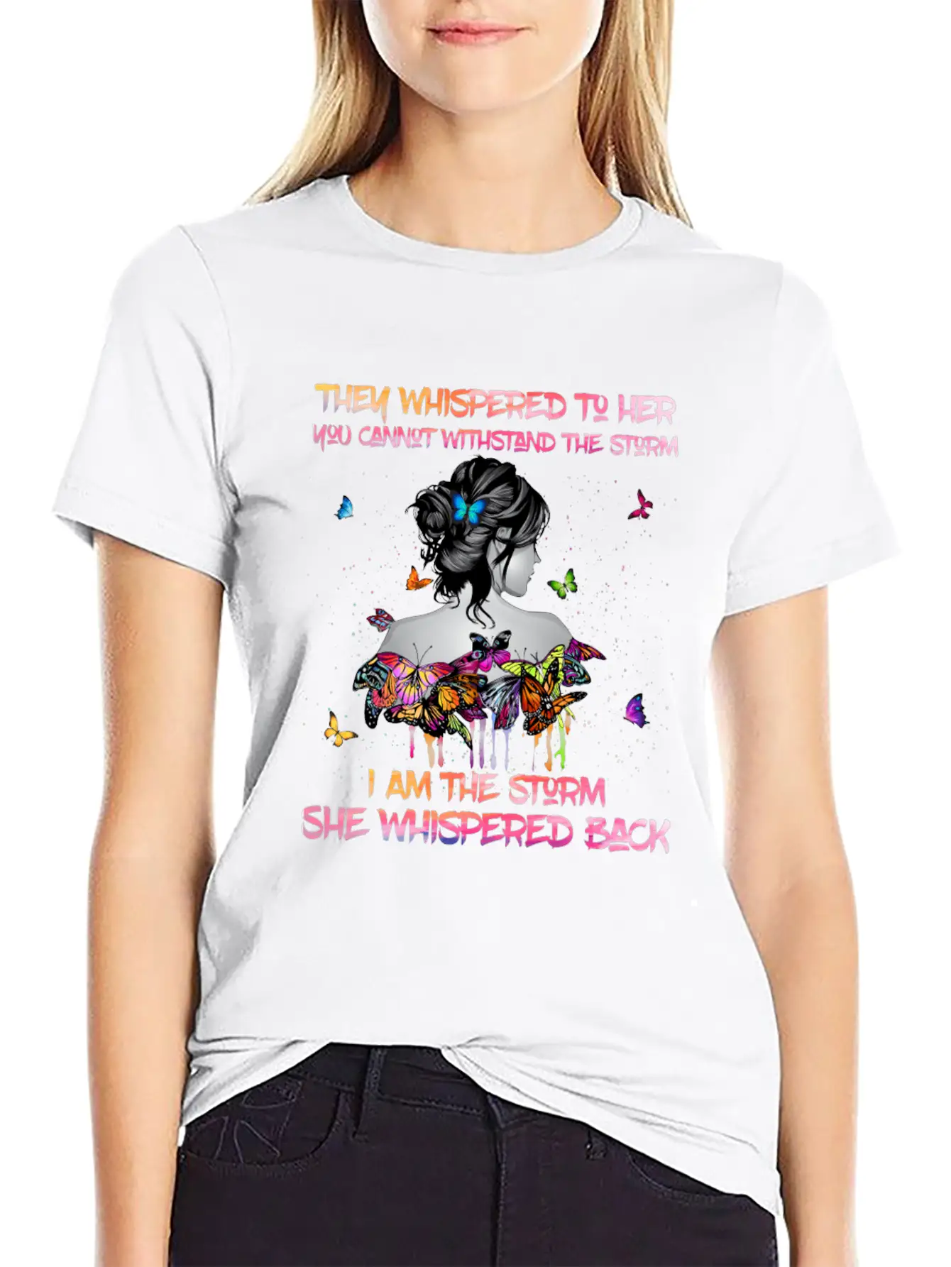 Tattoo Lady They Whispered To Her Classic Cotton Tee – Unisex Comfort For Any Season