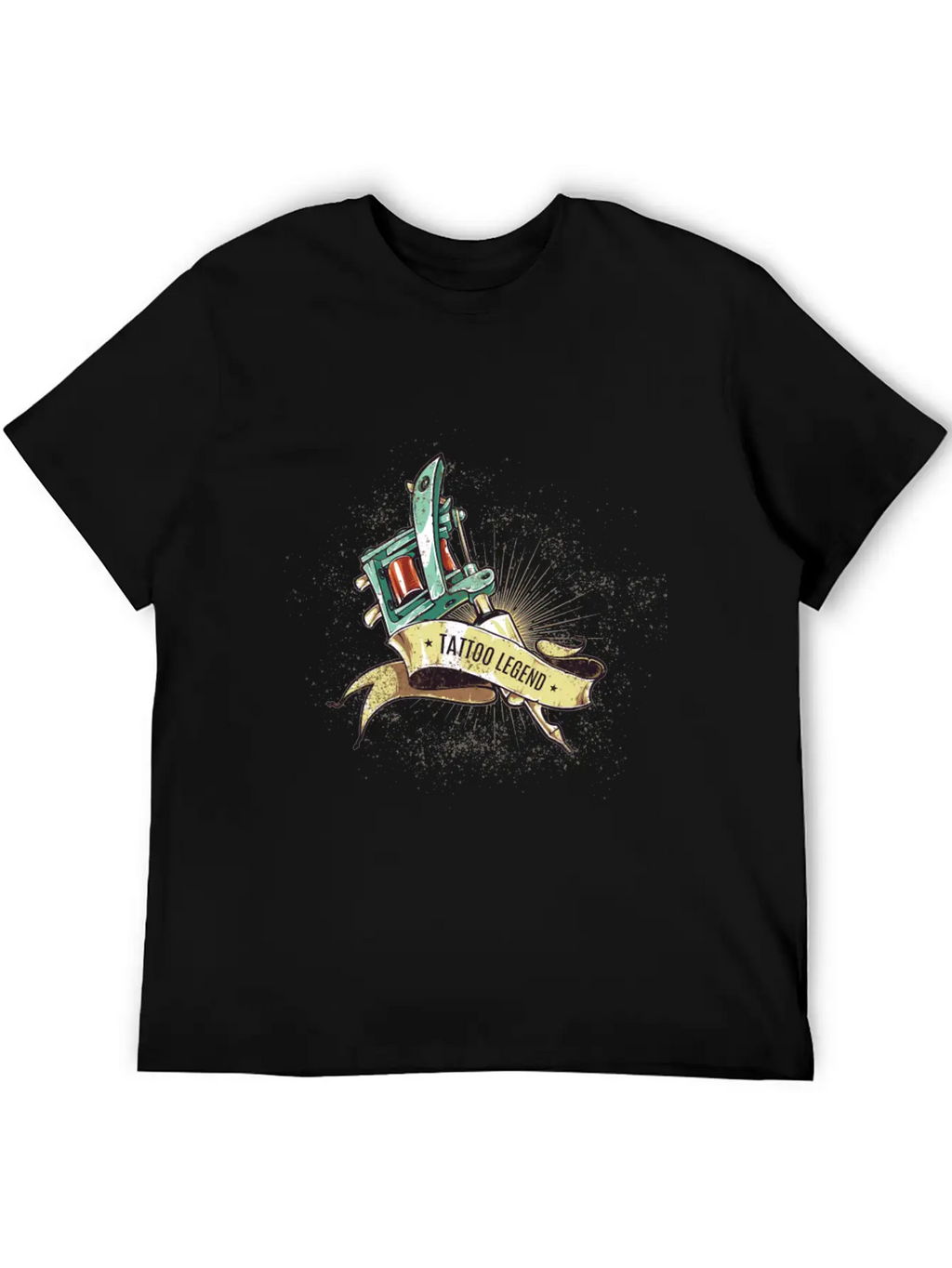 Tattoo Legend - Tattoo Machine With Sash Classic Cotton Tee – Unisex Comfort For Any Season