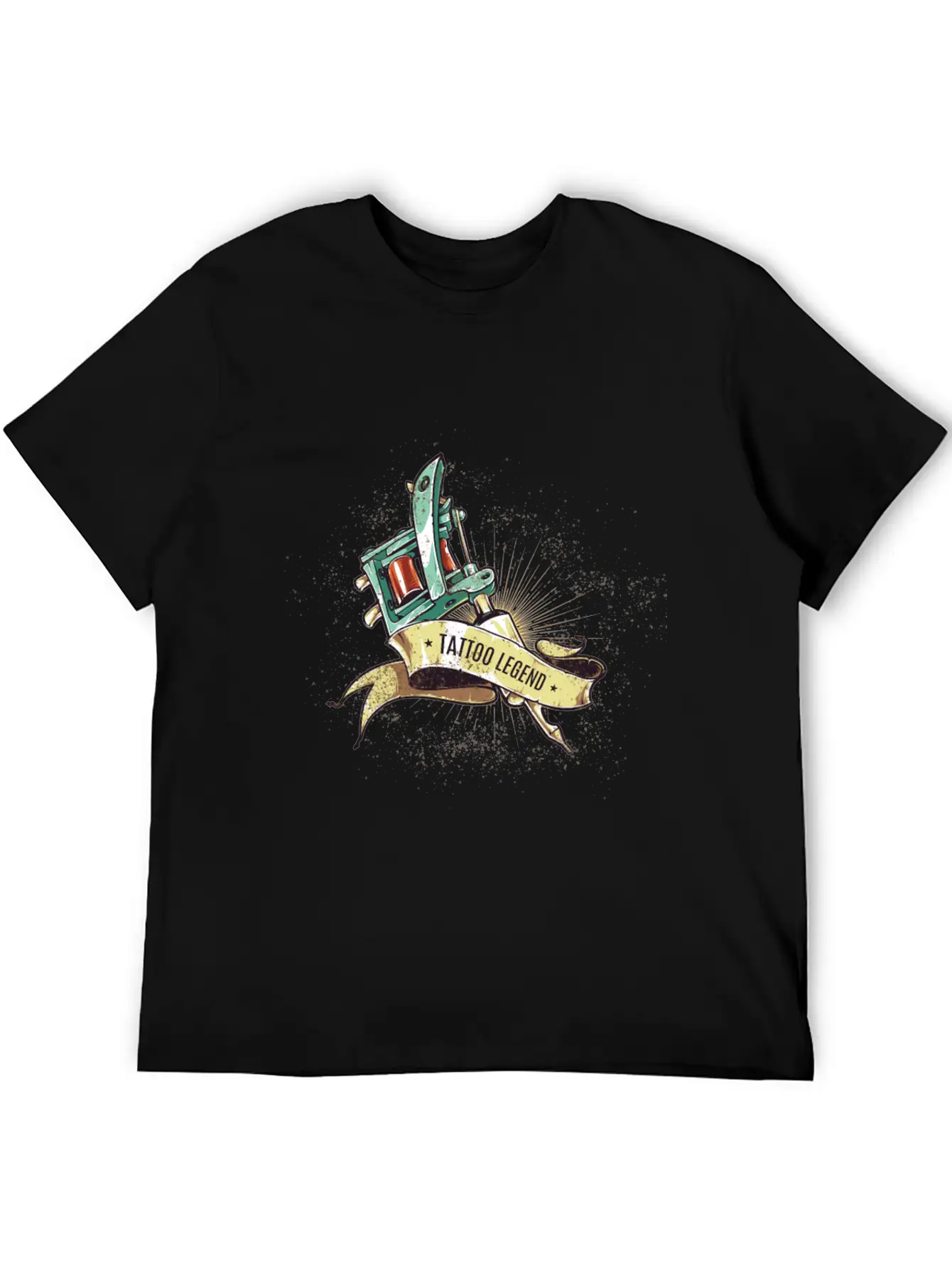 Tattoo Legend - Tattoo Machine With Sash Classic Cotton Tee – Unisex Comfort For Any Season