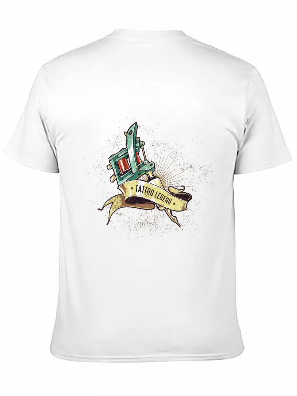 Tattoo Legend - Tattoo Machine With Sash Classic Cotton Tee – Unisex Comfort For Any Season
