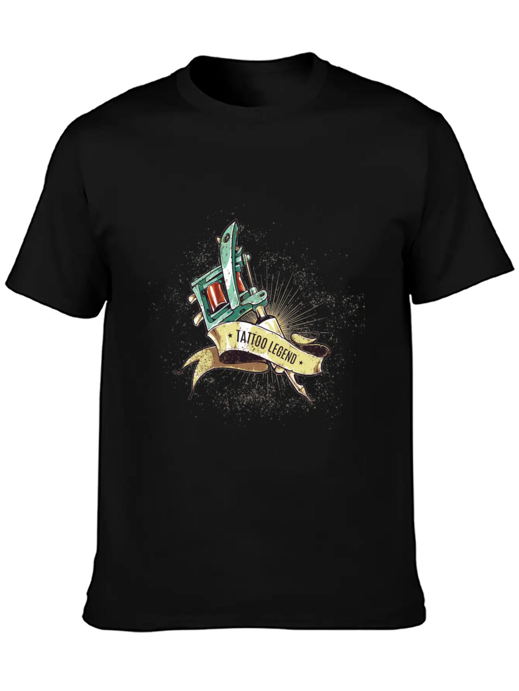 Tattoo Legend - Tattoo Machine With Sash Classic Cotton Tee – Unisex Comfort For Any Season