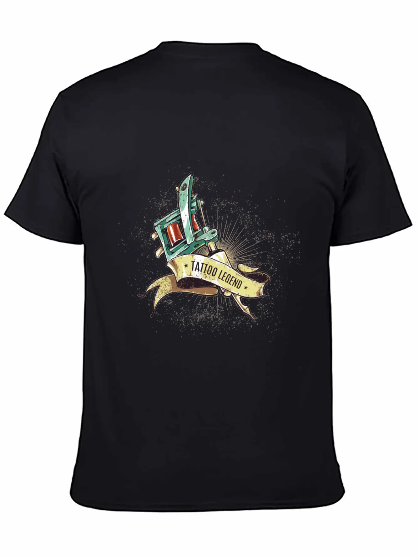 Tattoo Legend - Tattoo Machine With Sash Classic Cotton Tee – Unisex Comfort For Any Season