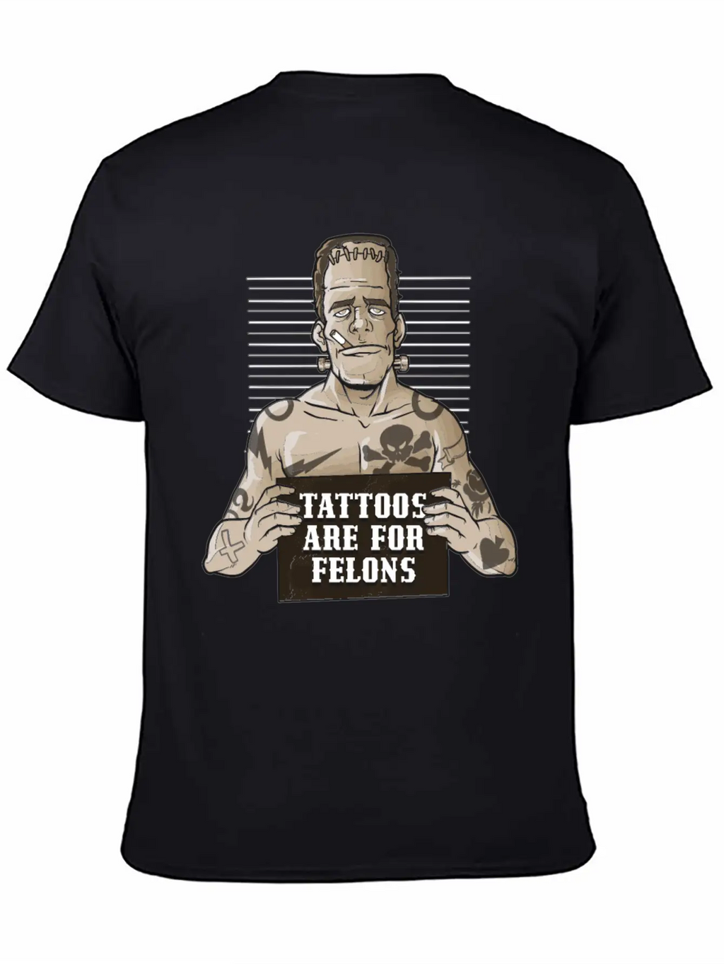 Tattoos Are For Felons Funny Tattoo Gift Timeless Short Sleeve Tee – Comfy And Minimalist Design
