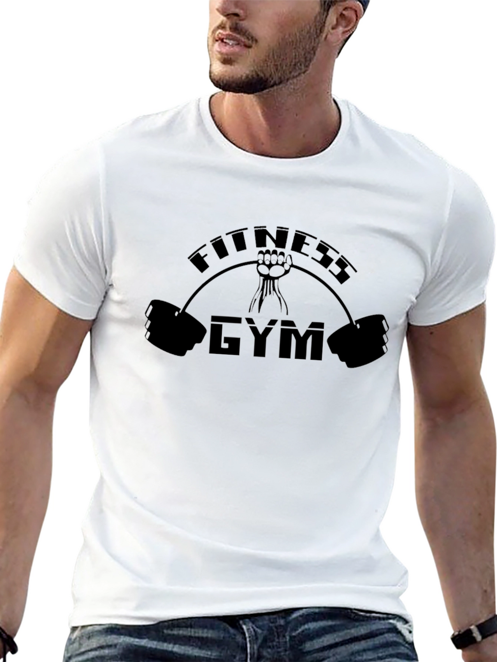 Fitness Gym Black T-Shirt