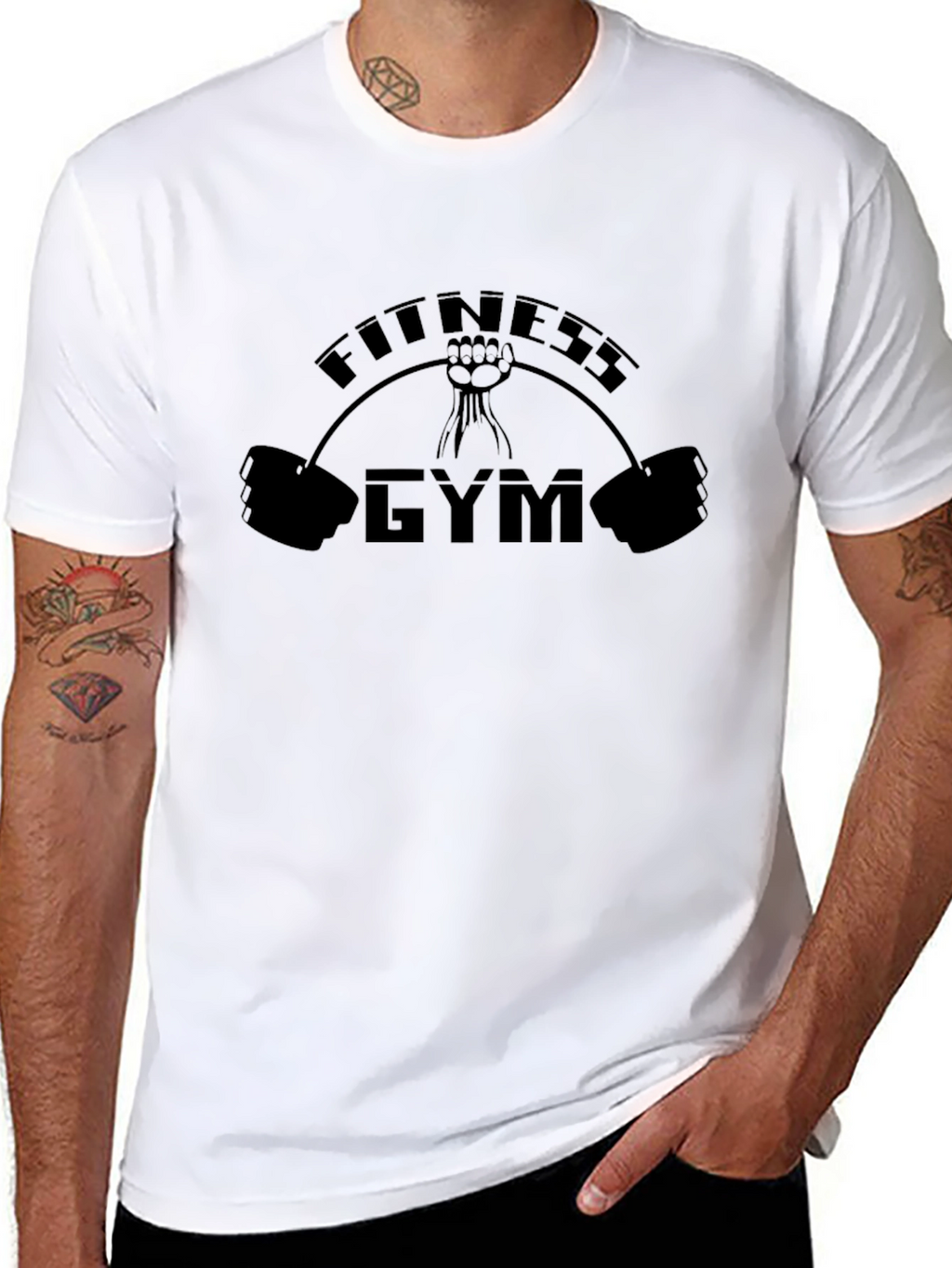 Fitness Gym Black T-Shirt