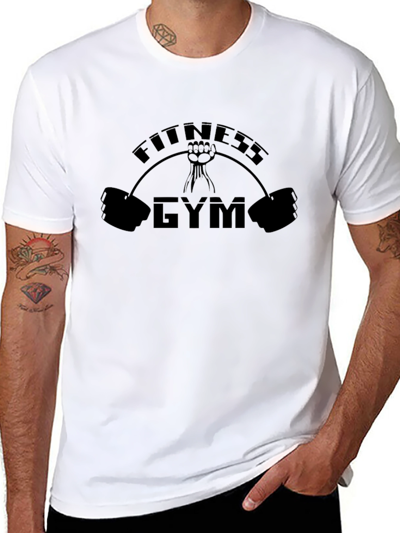 Fitness Gym Black T-Shirt