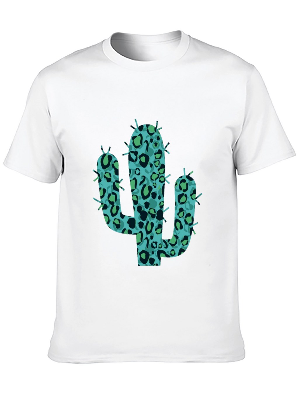 Cool Cactus Tee - Black Graphic Print Shirt