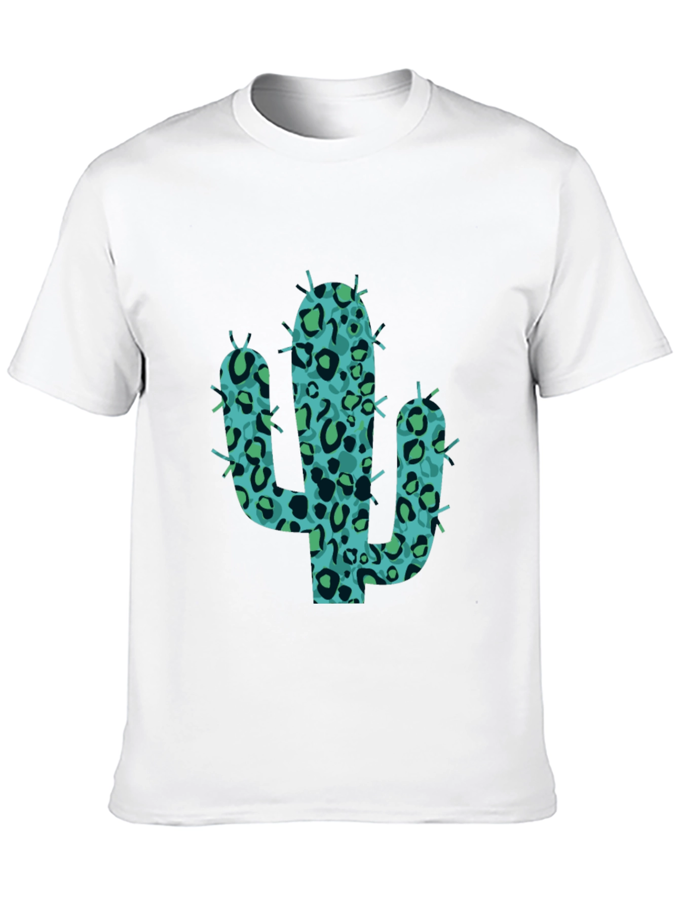 Cool Cactus Tee - Black Graphic Print Shirt