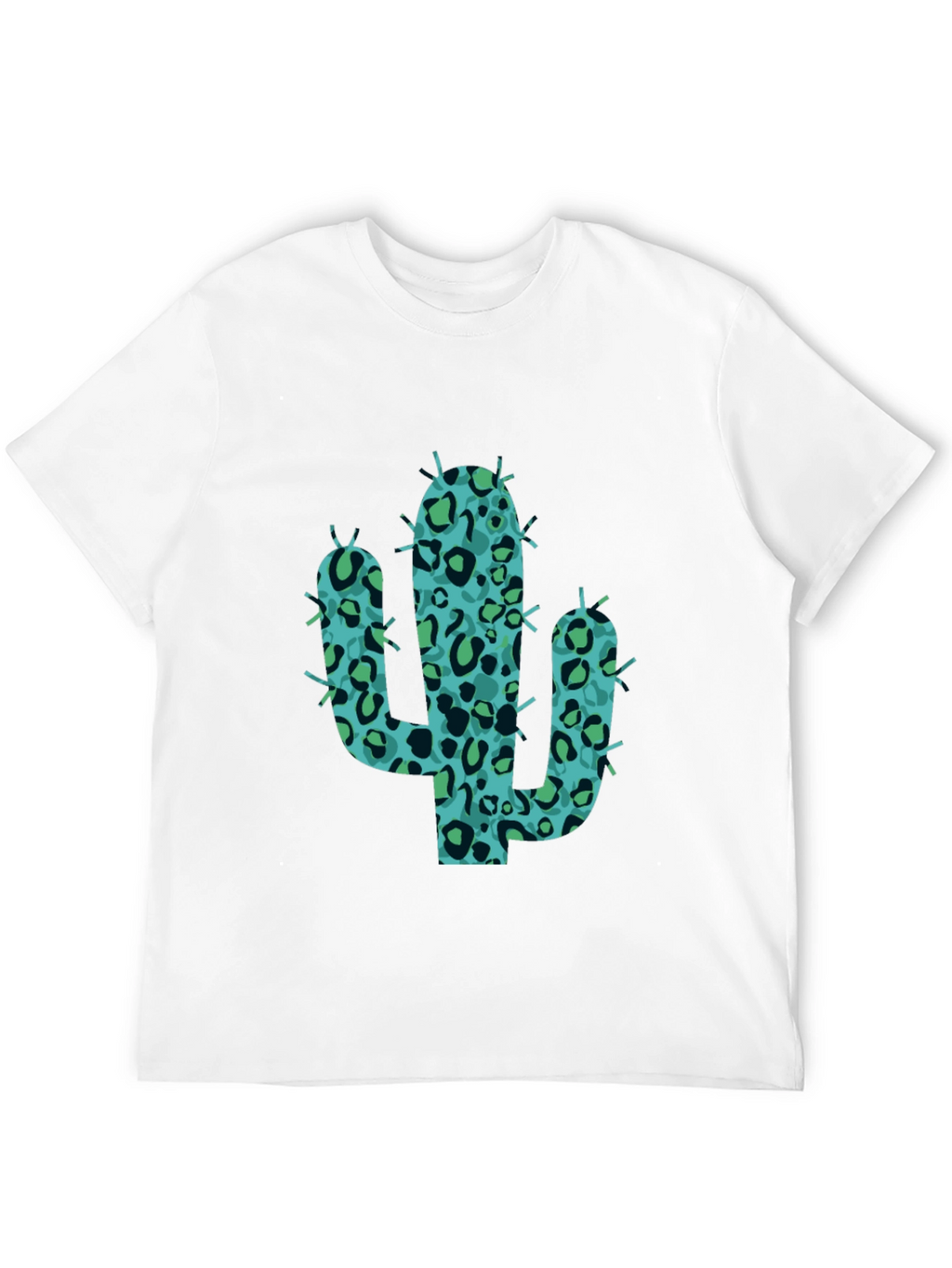 Cool Cactus Tee - Black Graphic Print Shirt