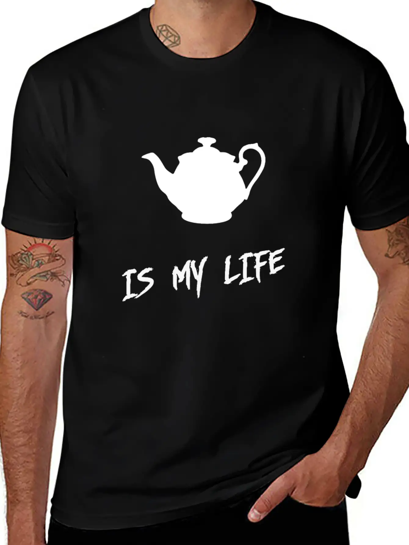 Tea Is My Life Essential Cotton Tee For Daily Outfits – Unisex Style