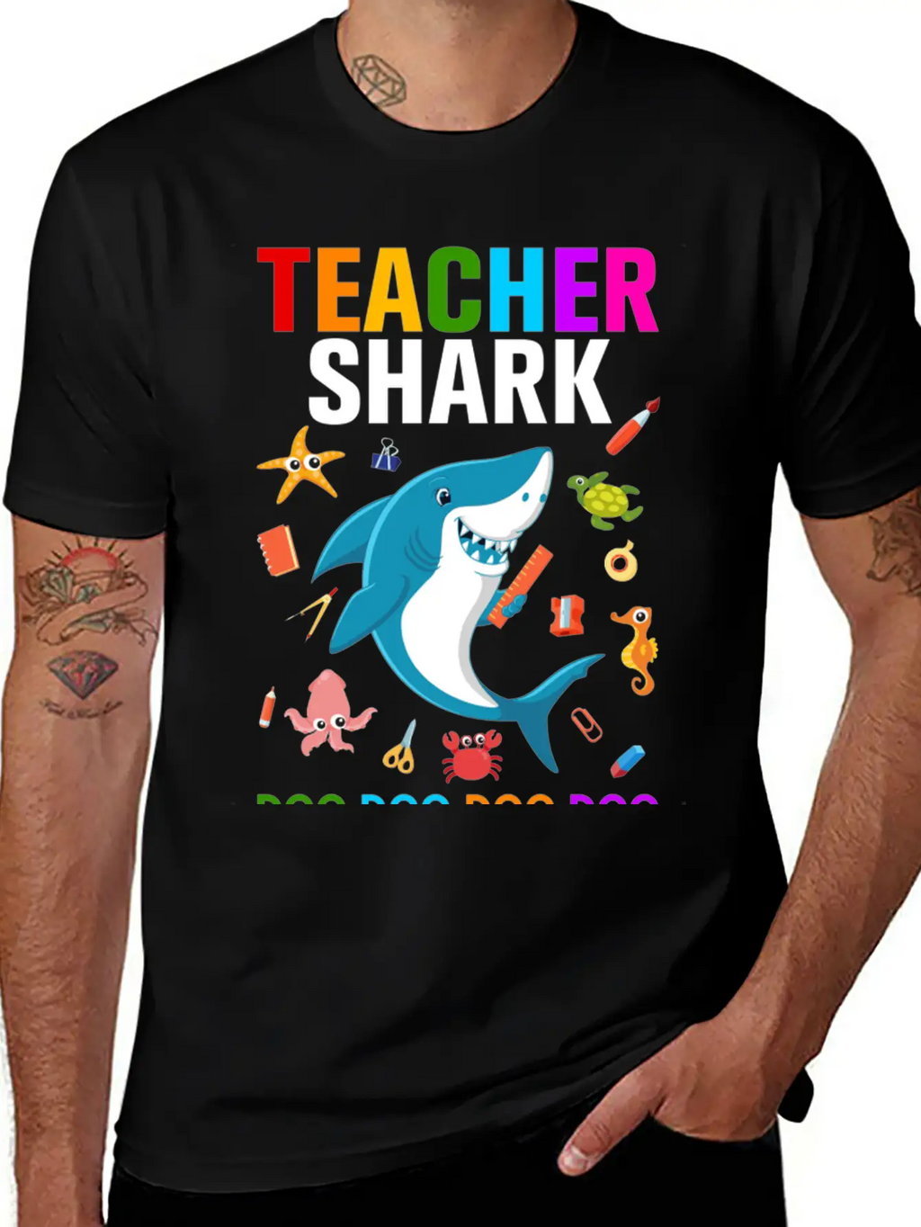 Teacher Shark Relaxed Everyday Tee – Lightweight And Durable Cotton