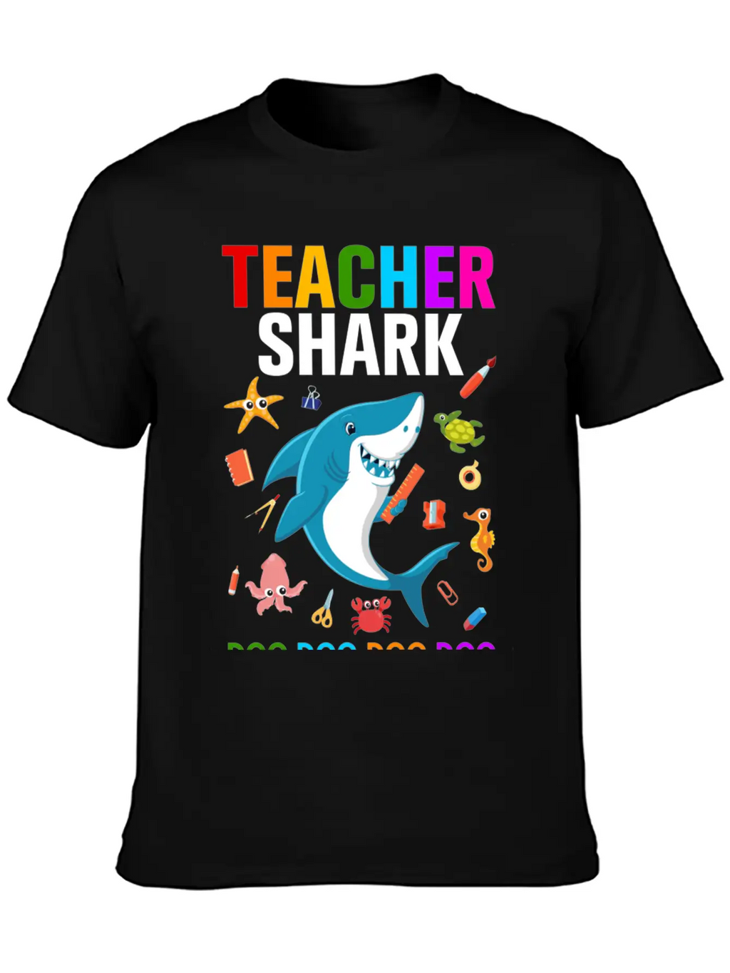 Teacher Shark Relaxed Everyday Tee – Lightweight And Durable Cotton