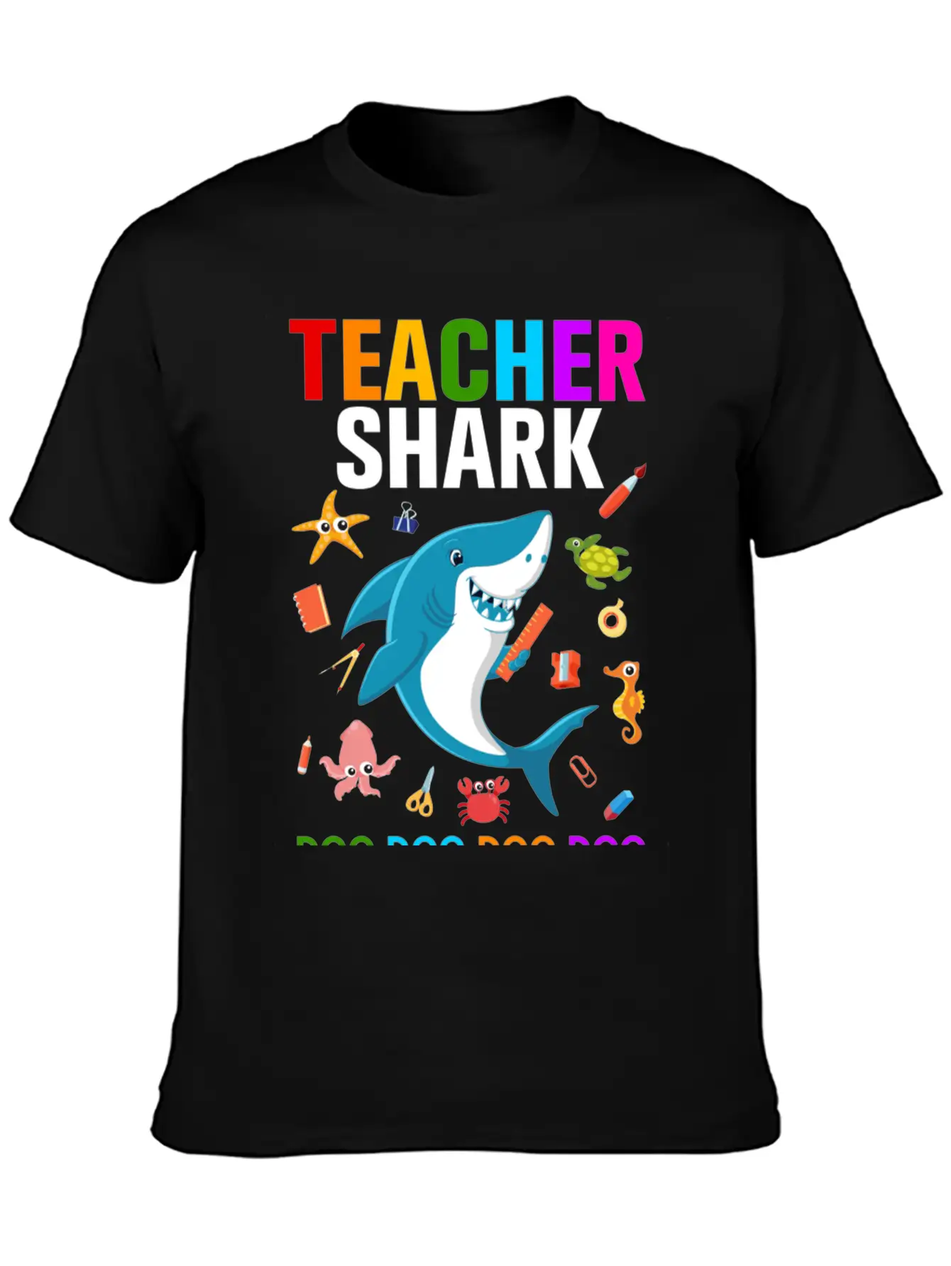 Teacher Shark Relaxed Everyday Tee – Lightweight And Durable Cotton