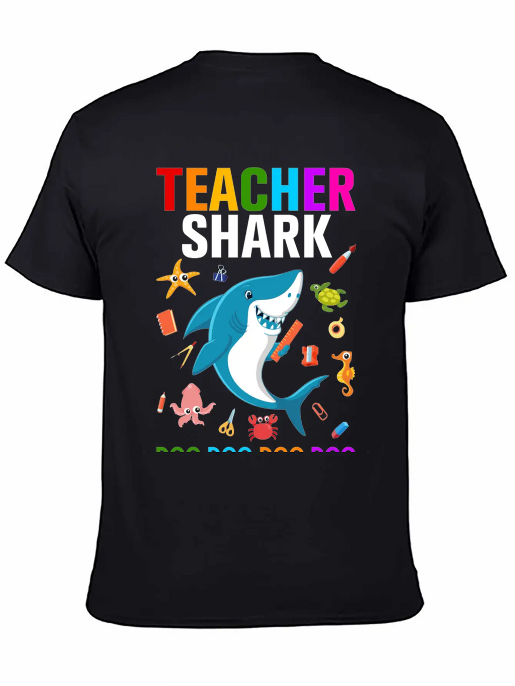 Teacher Shark Relaxed Everyday Tee – Lightweight And Durable Cotton