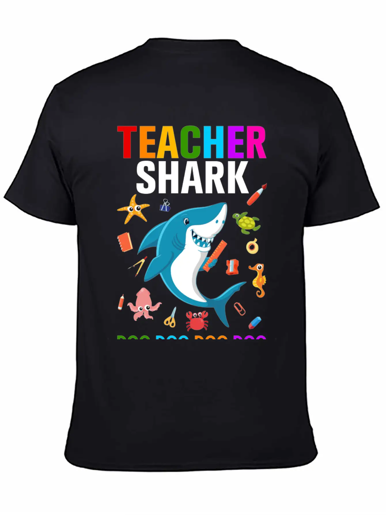 Teacher Shark Relaxed Everyday Tee – Lightweight And Durable Cotton