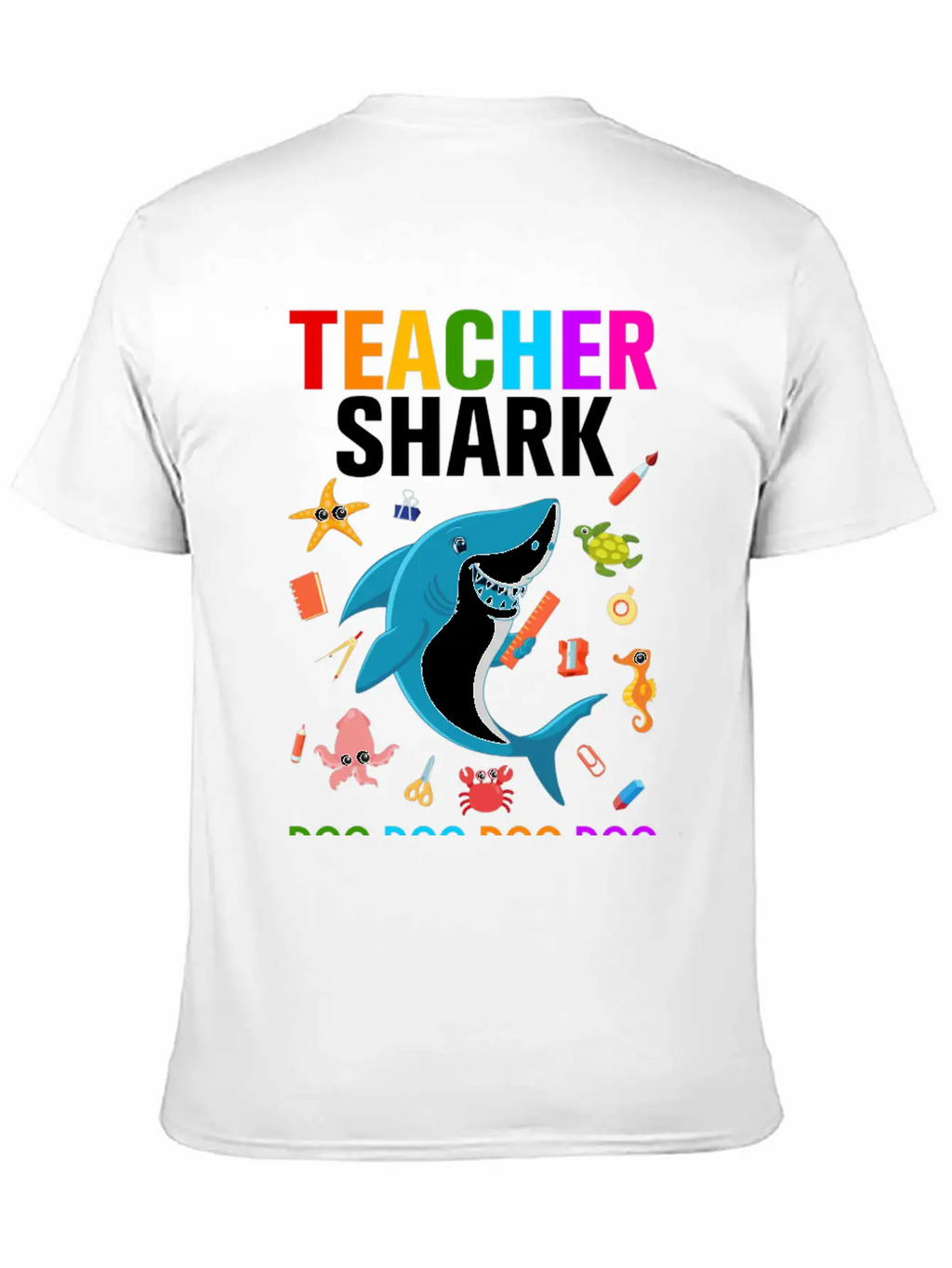 Teacher Shark Relaxed Everyday Tee – Lightweight And Durable Cotton