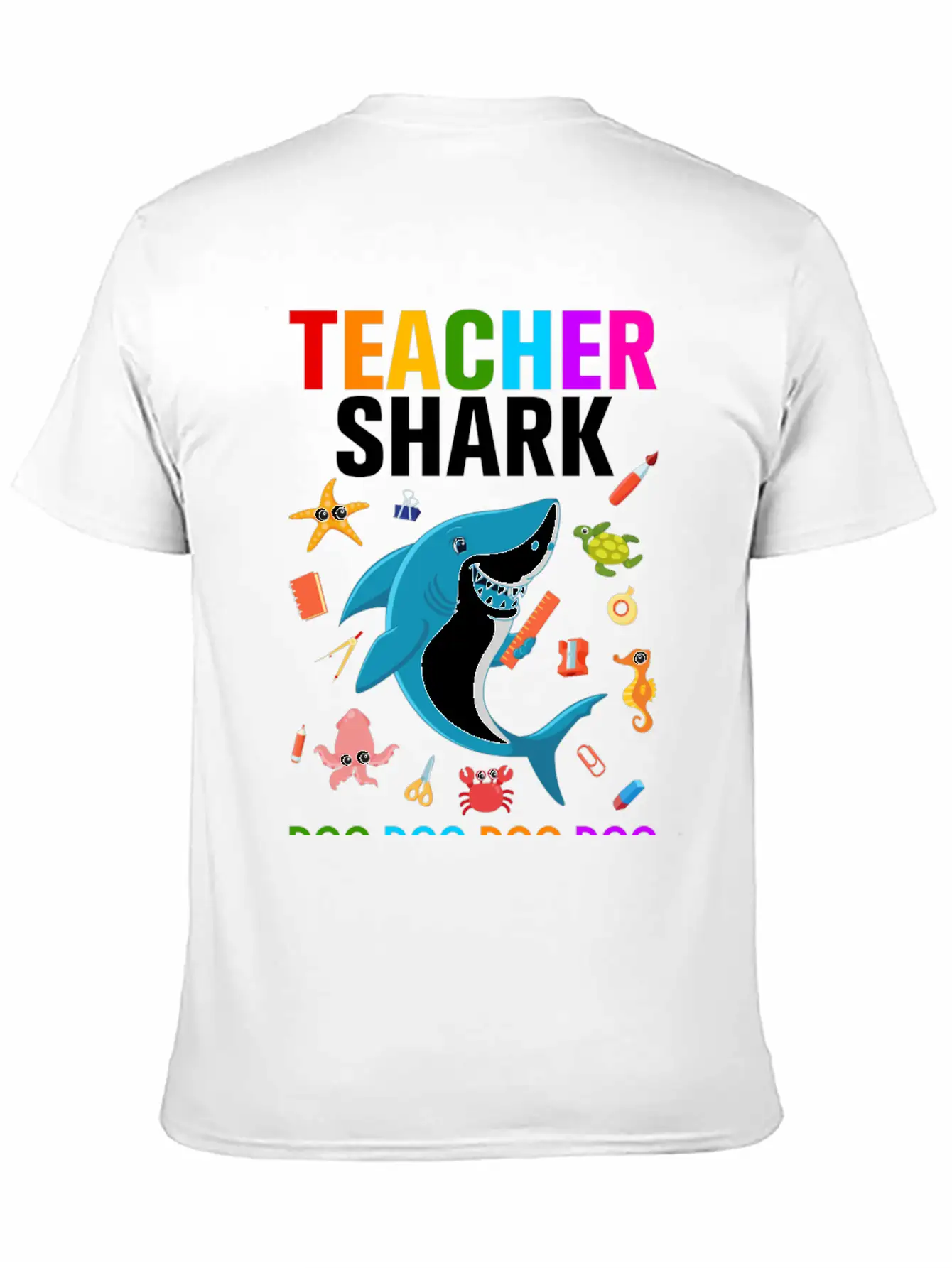 Teacher Shark Relaxed Everyday Tee – Lightweight And Durable Cotton