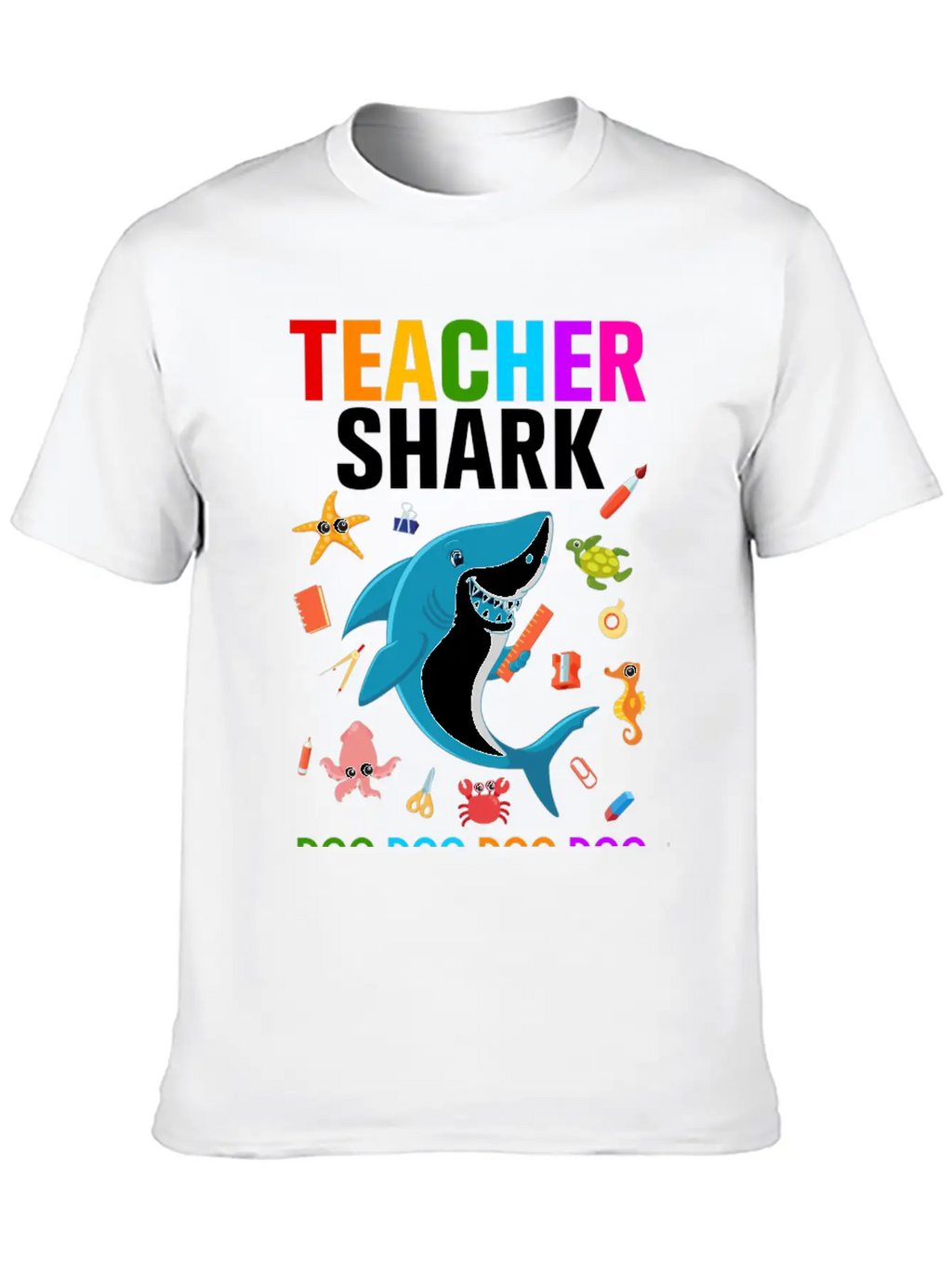 Teacher Shark Relaxed Everyday Tee – Lightweight And Durable Cotton