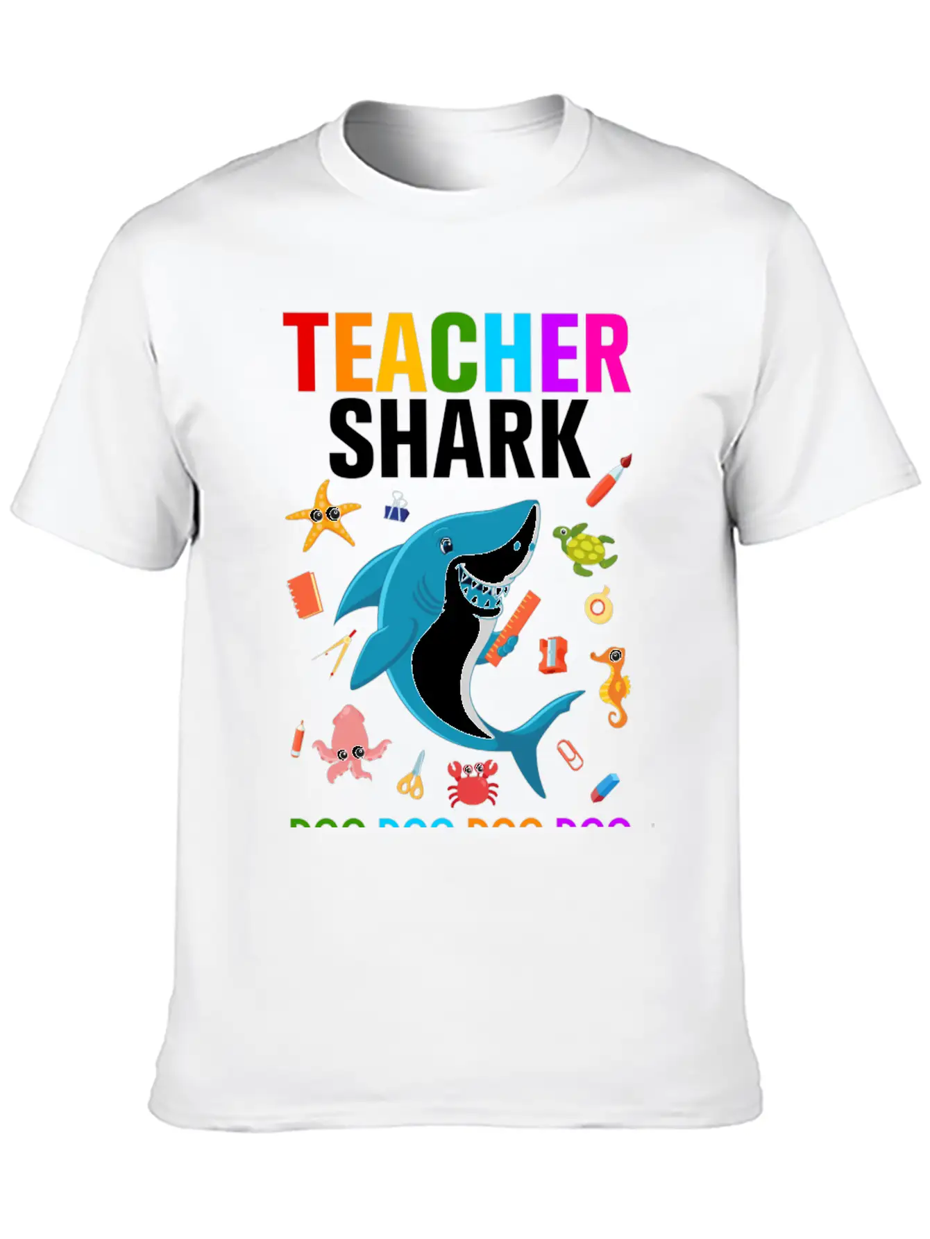 Teacher Shark Relaxed Everyday Tee – Lightweight And Durable Cotton