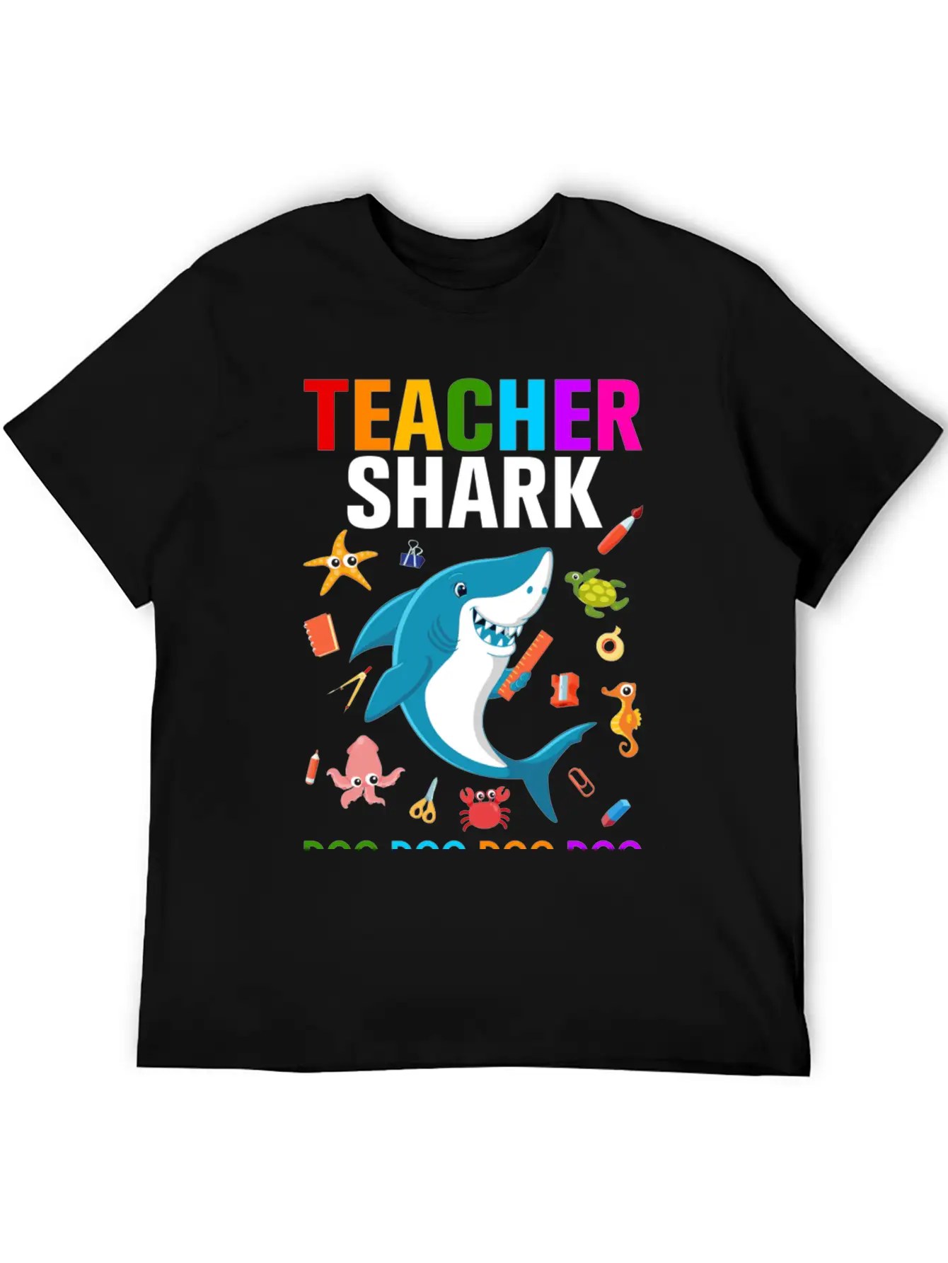 Teacher Shark Relaxed Everyday Tee – Lightweight And Durable Cotton