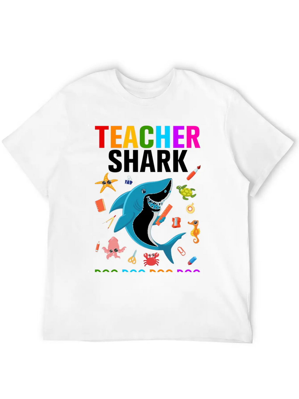 Teacher Shark Relaxed Everyday Tee – Lightweight And Durable Cotton